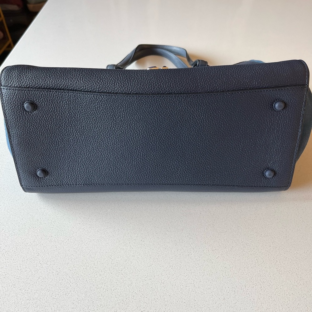 Cole Haan Grand Ambition Side Cinch Satchel, Navy/Blue - Picture 11 of 12